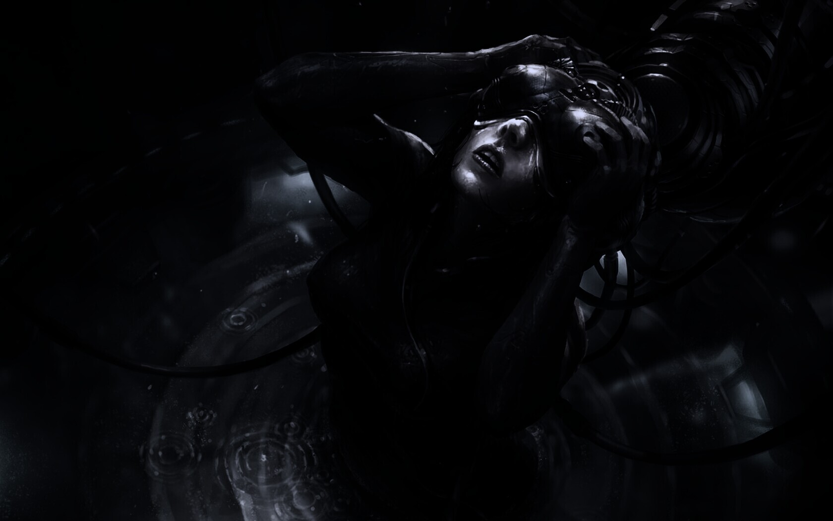 Подключенная к матрице обои