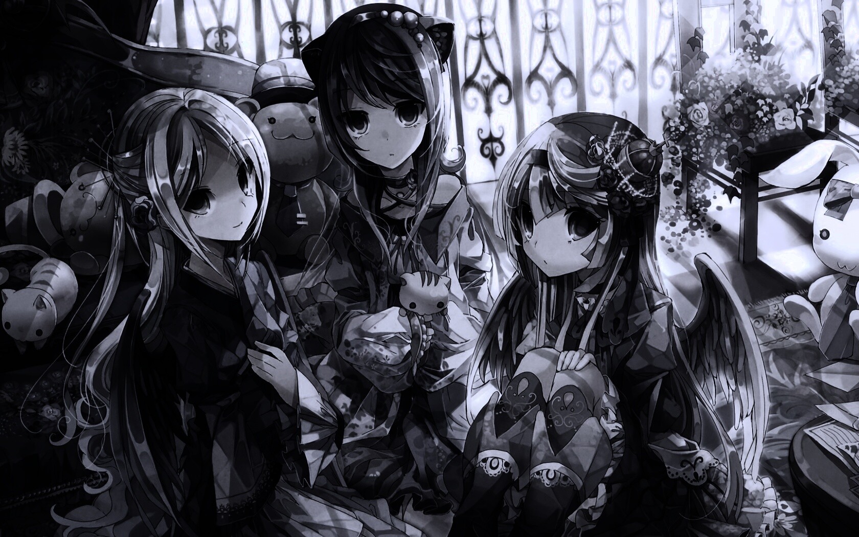 Три лоли обои