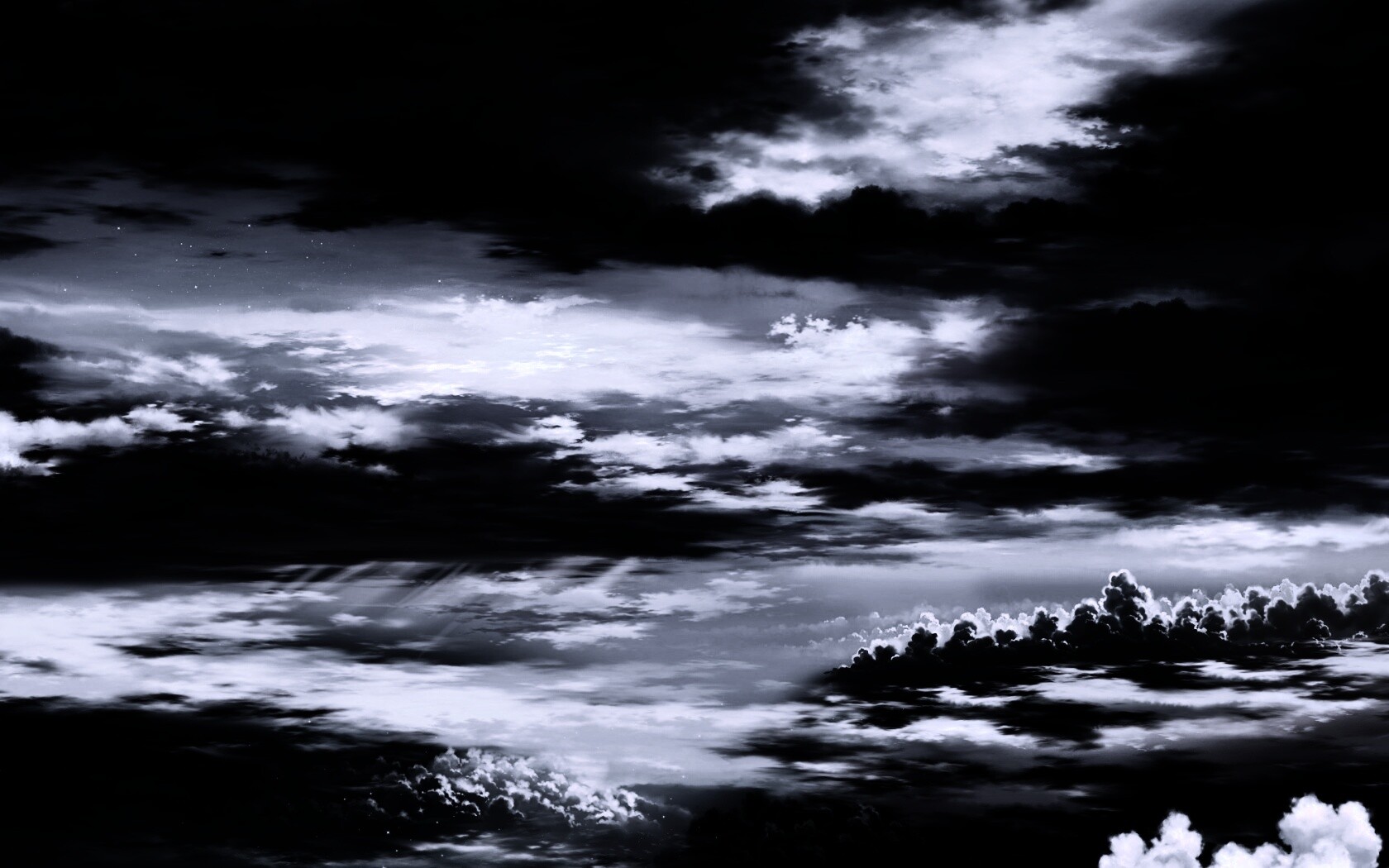 Штормовые тучи обои