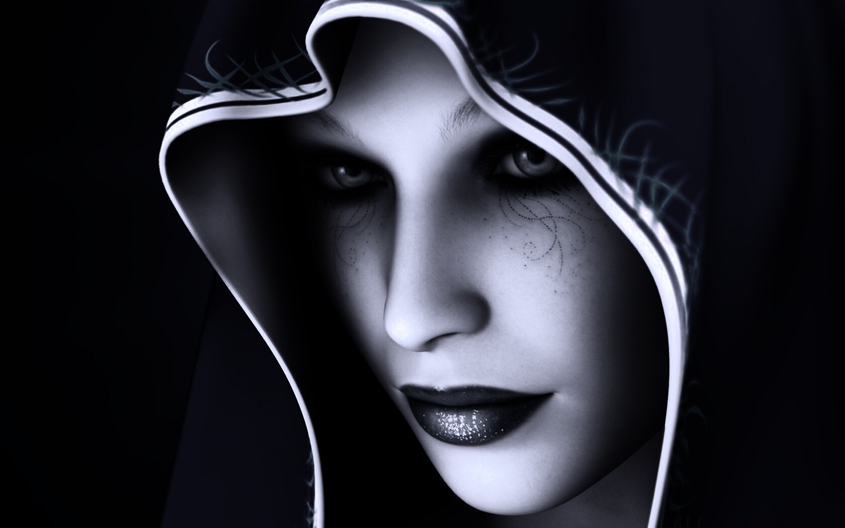 Магичка в капюшоне обои