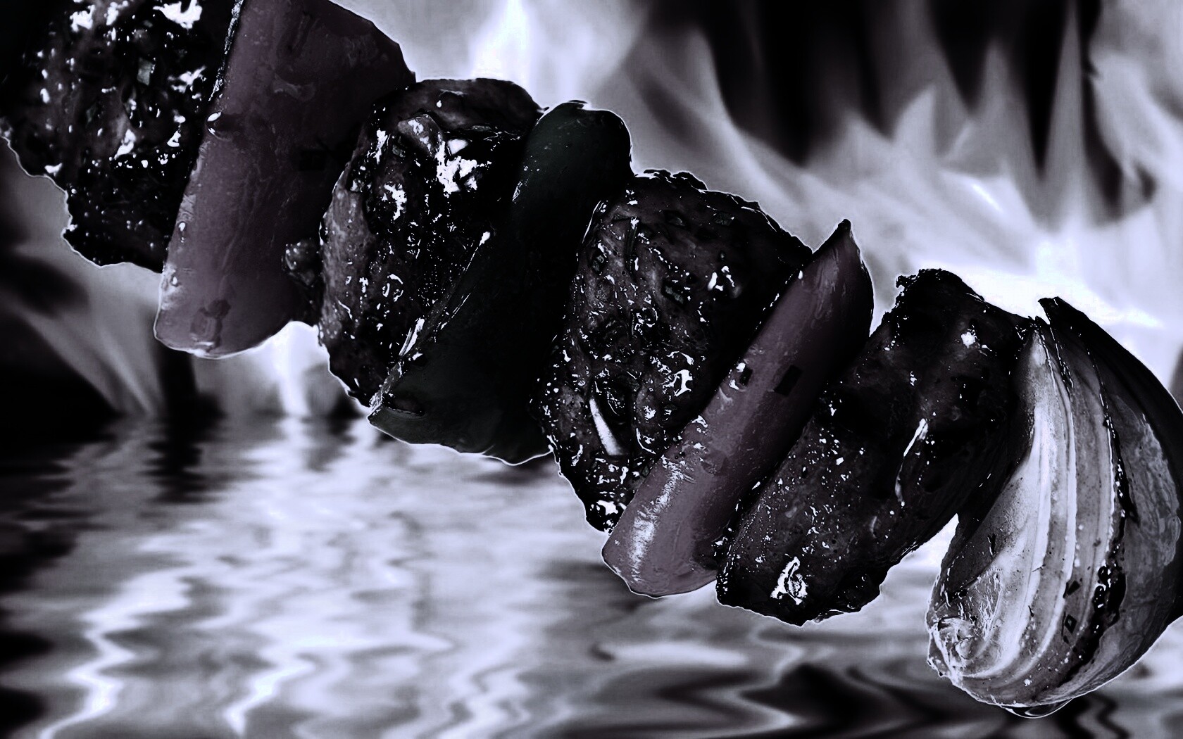 Сочный шашлычок обои