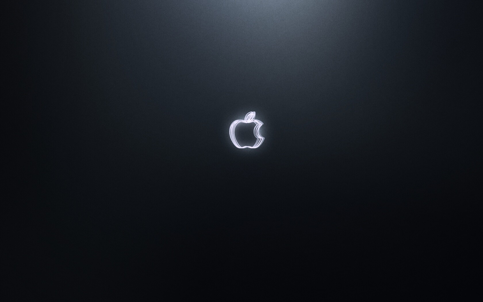 Неоновый Apple обои