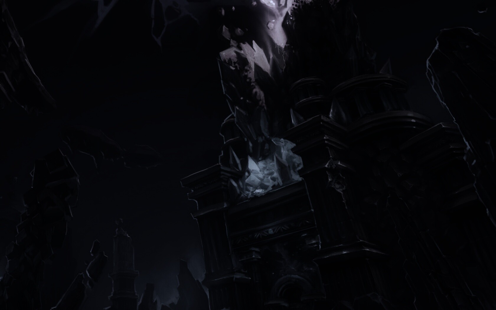 Вход в вулканический храм обои