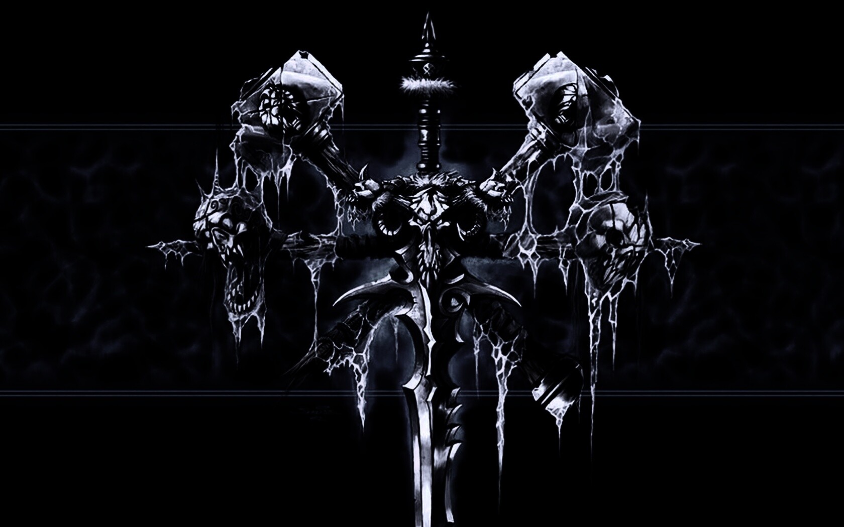 Логотип WarCraft Frothen Throne обои