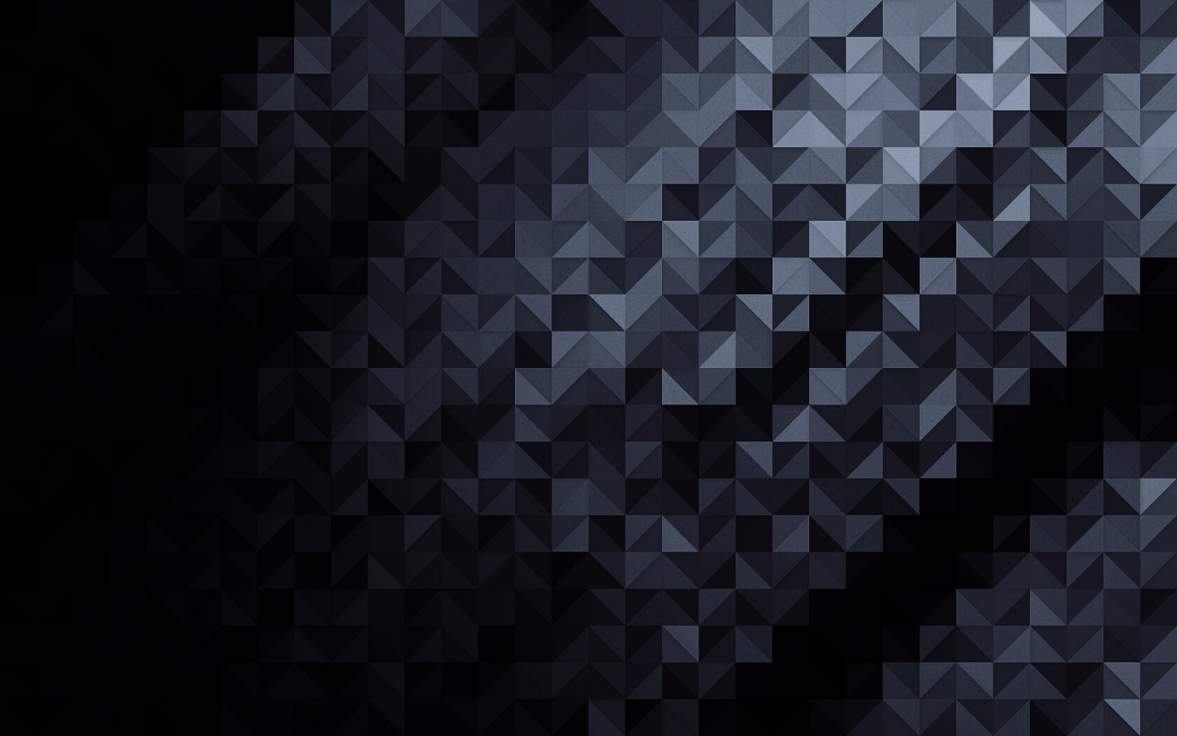 Синий квадратный узор обои