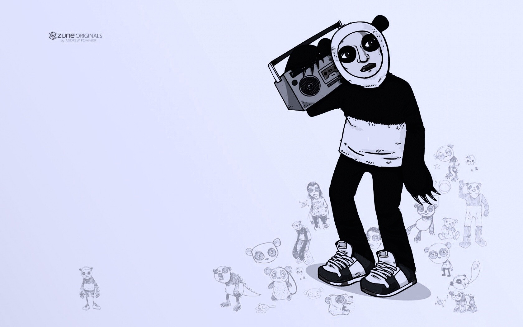 Панда - ньюэйдж обои