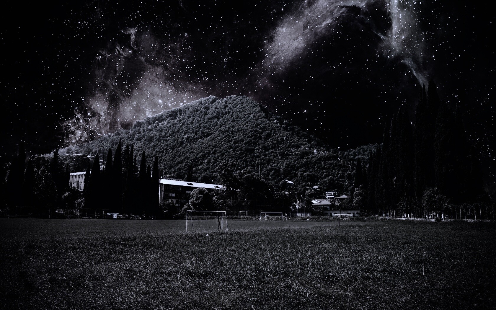 Под удивительным небом обои