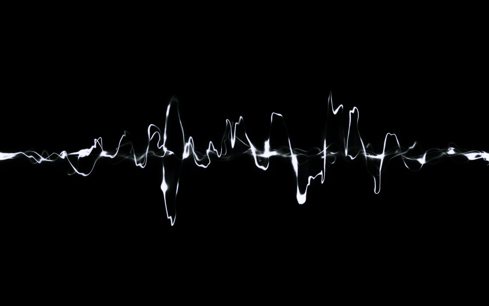 Зеленая пульсирующая волна обои