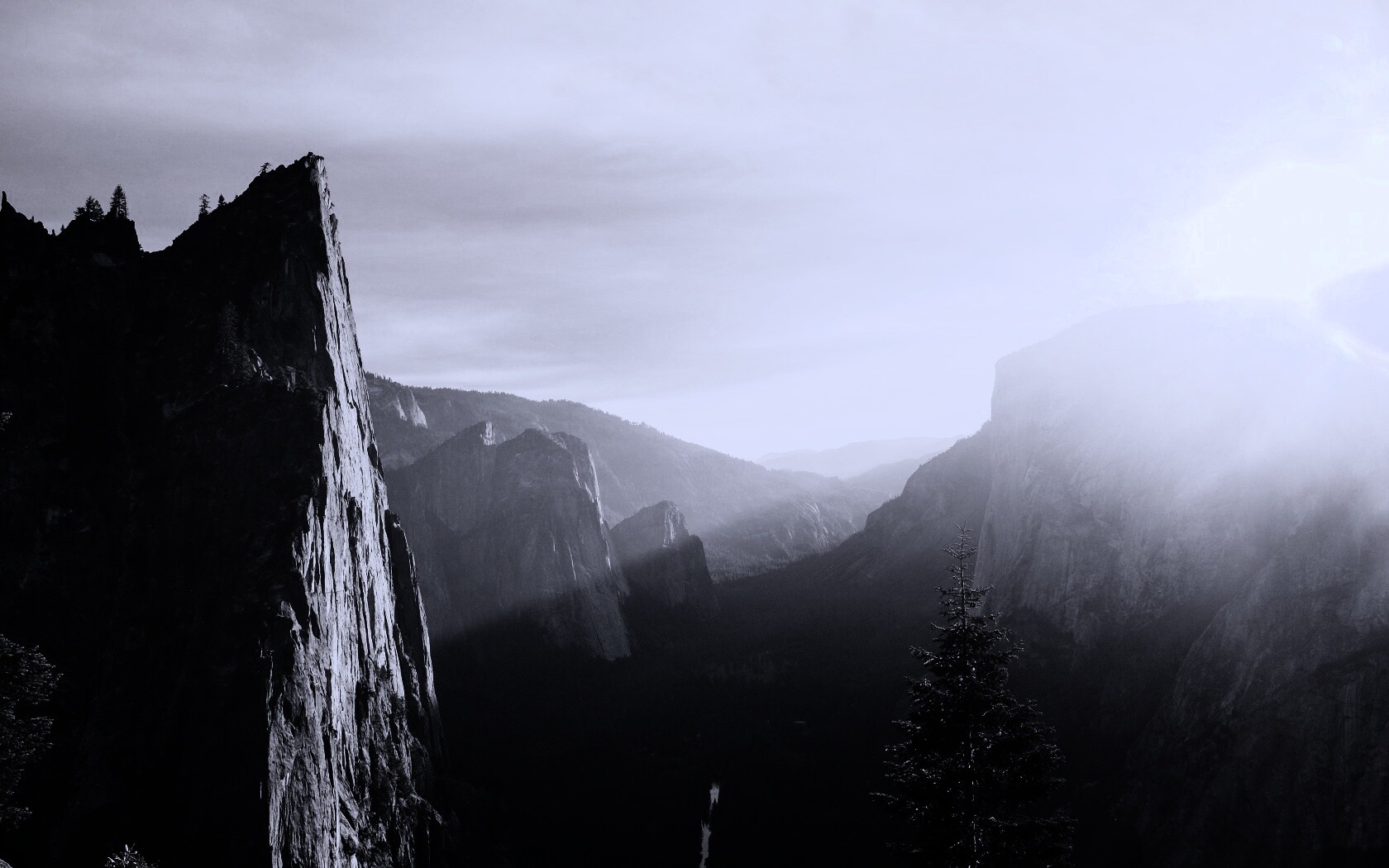 Горный пейзаж обои