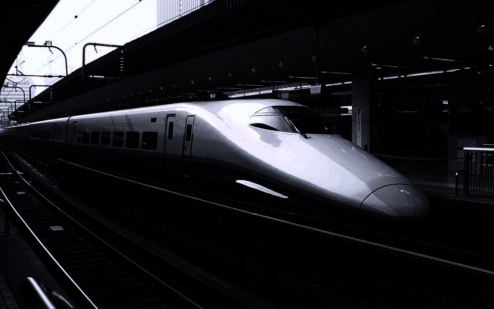 Модель скоростного поезда обои