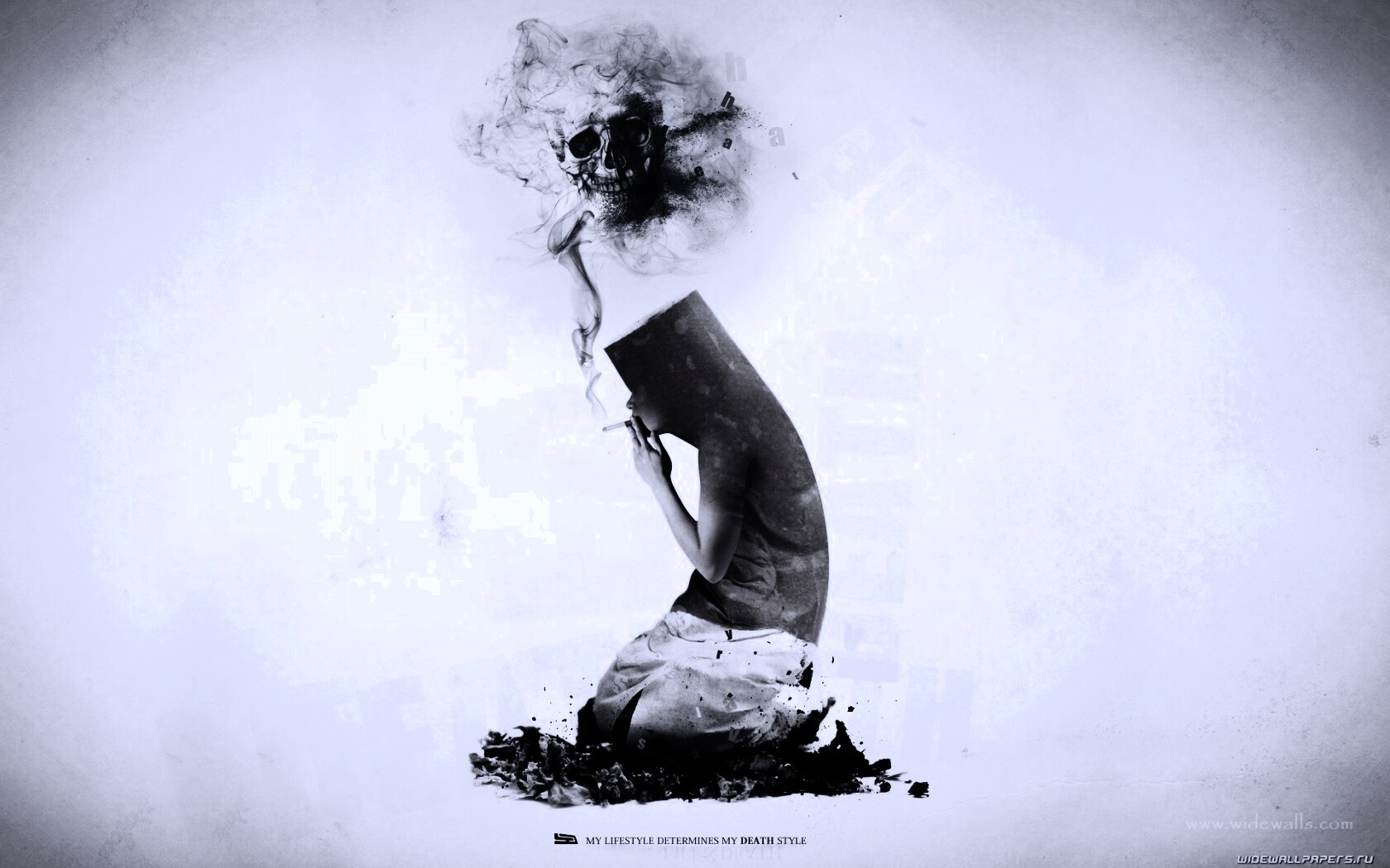 Твоя жизнь определяет твою смерть обои
