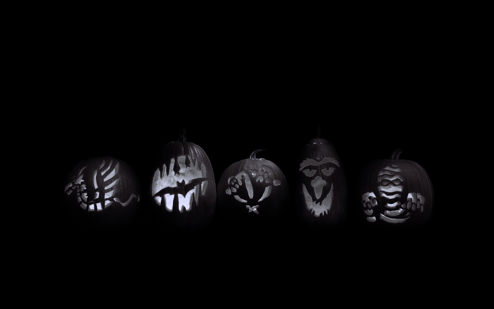 Тыквы на Хэллоуин обои