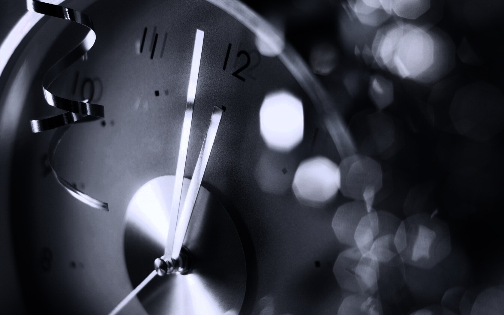 Часы в ожидании нового года обои