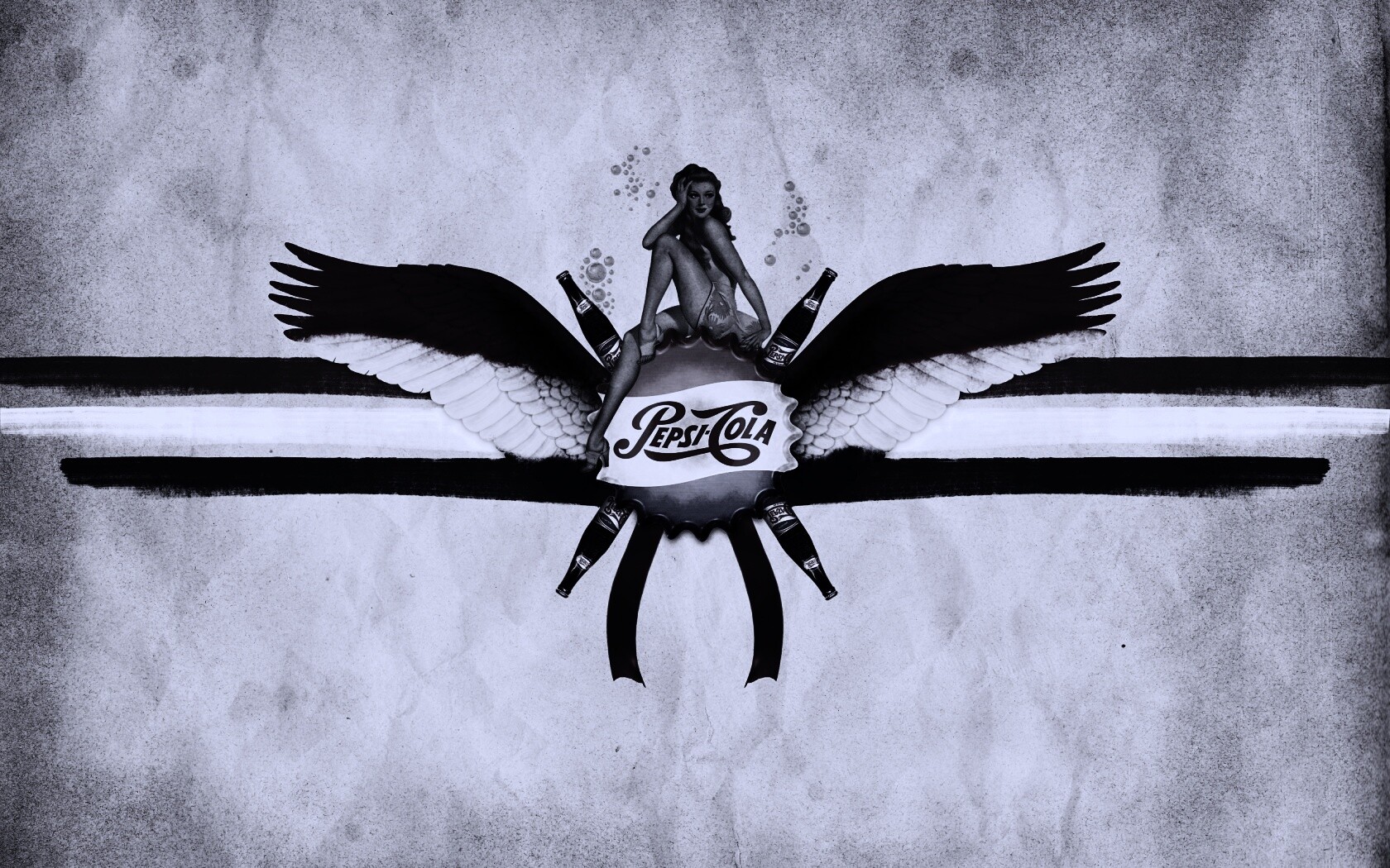 Пепси-Кола в стиле ретро обои