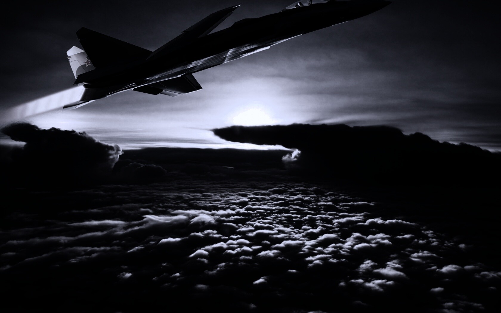 Истребители в небе обои