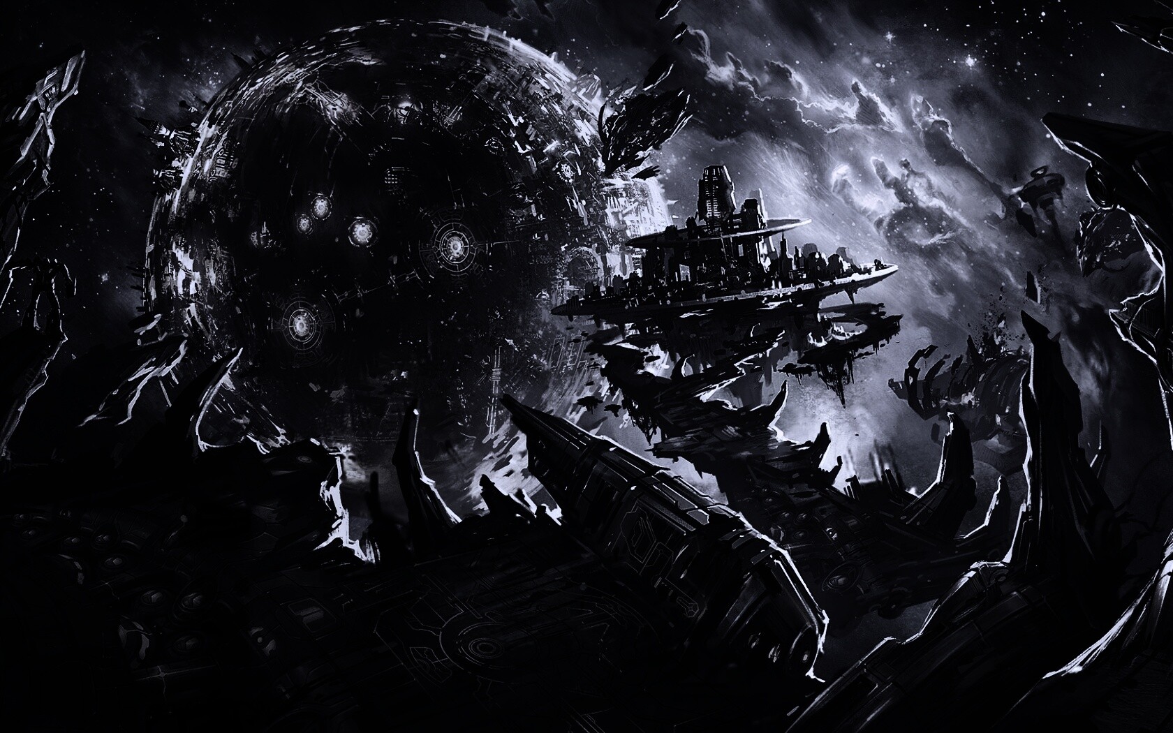 Фантастический пейзаж обои