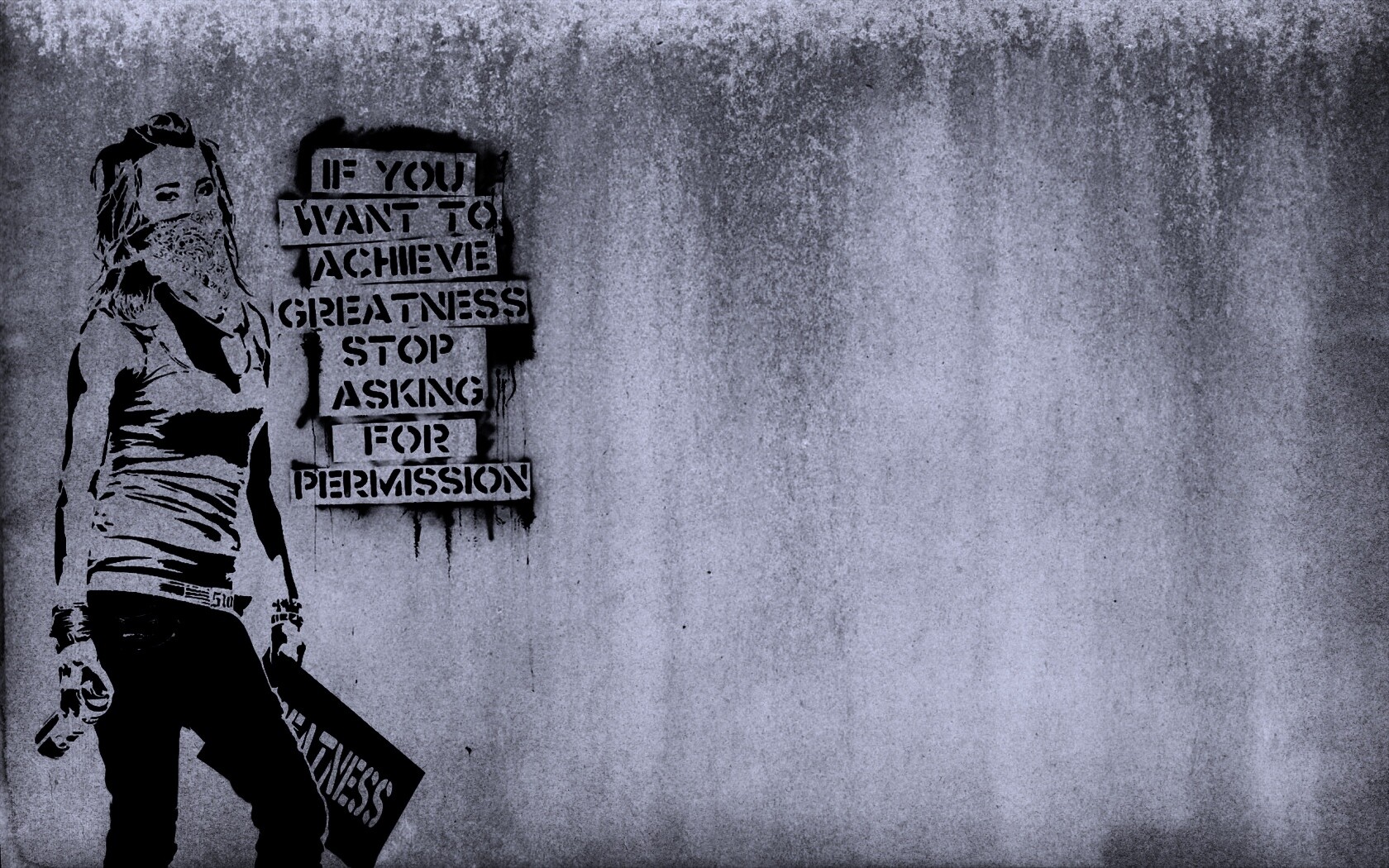 Девушка с баллончиком обои