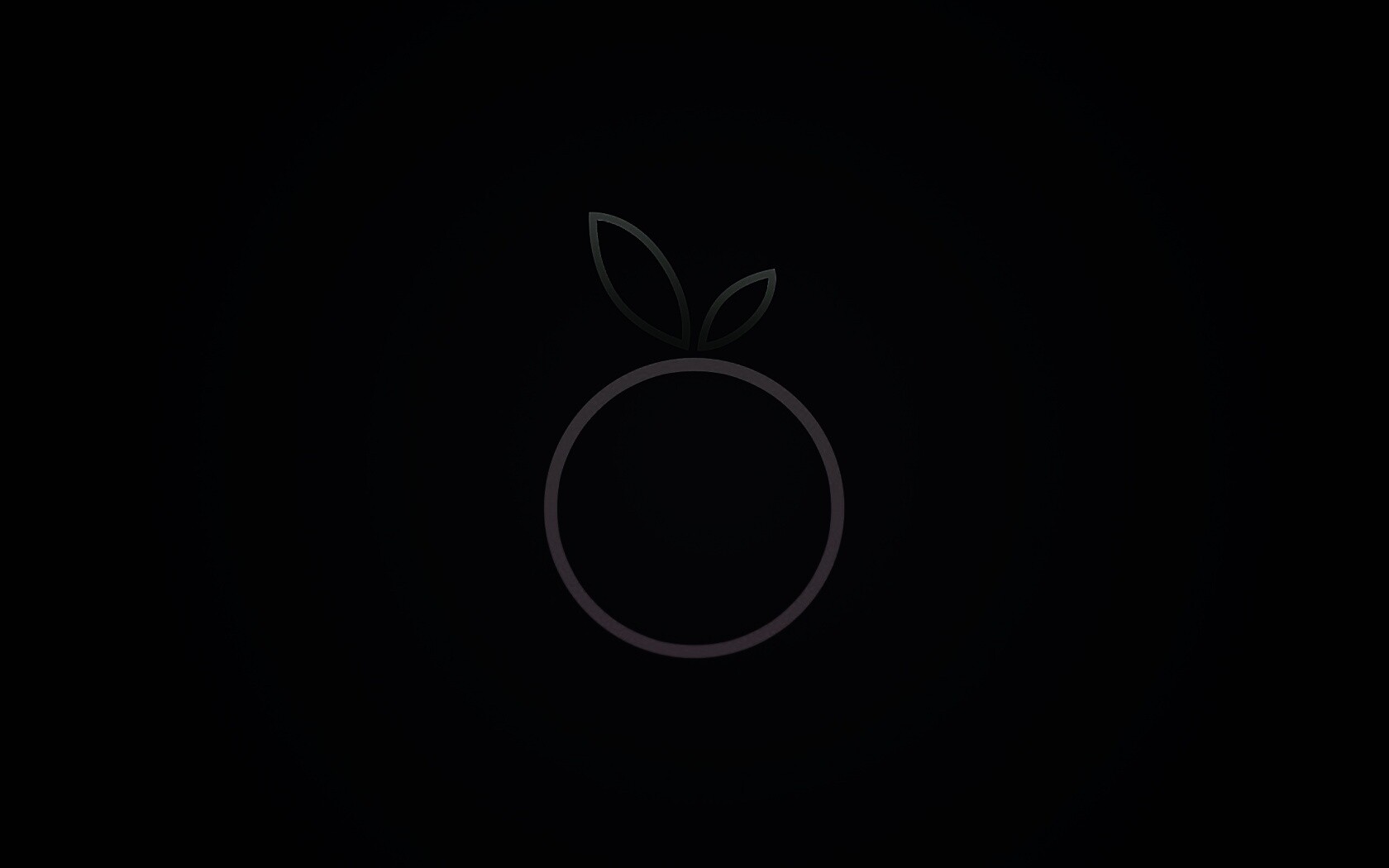 Стилизованная апельсинка обои