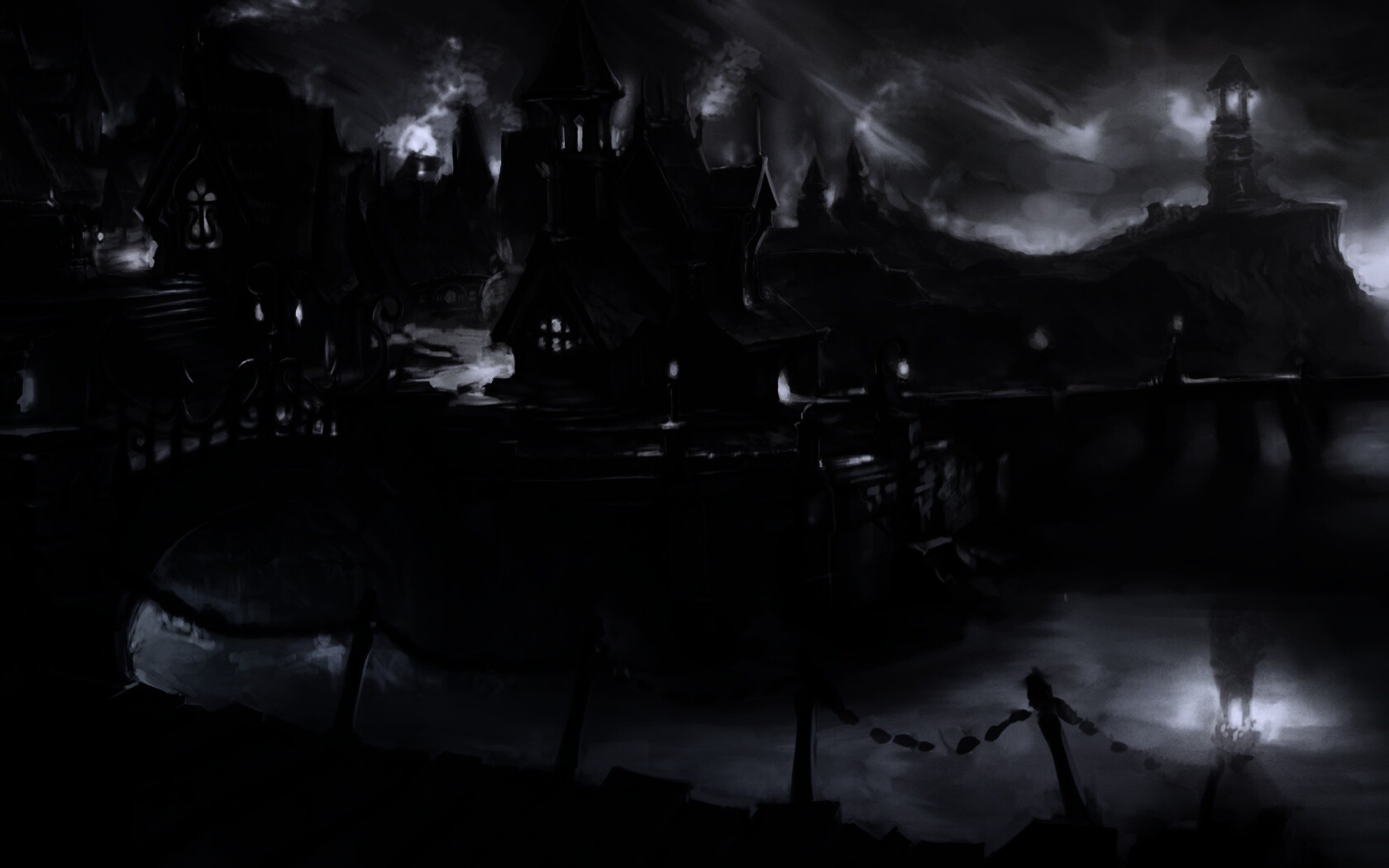 Волшебная деревня обои