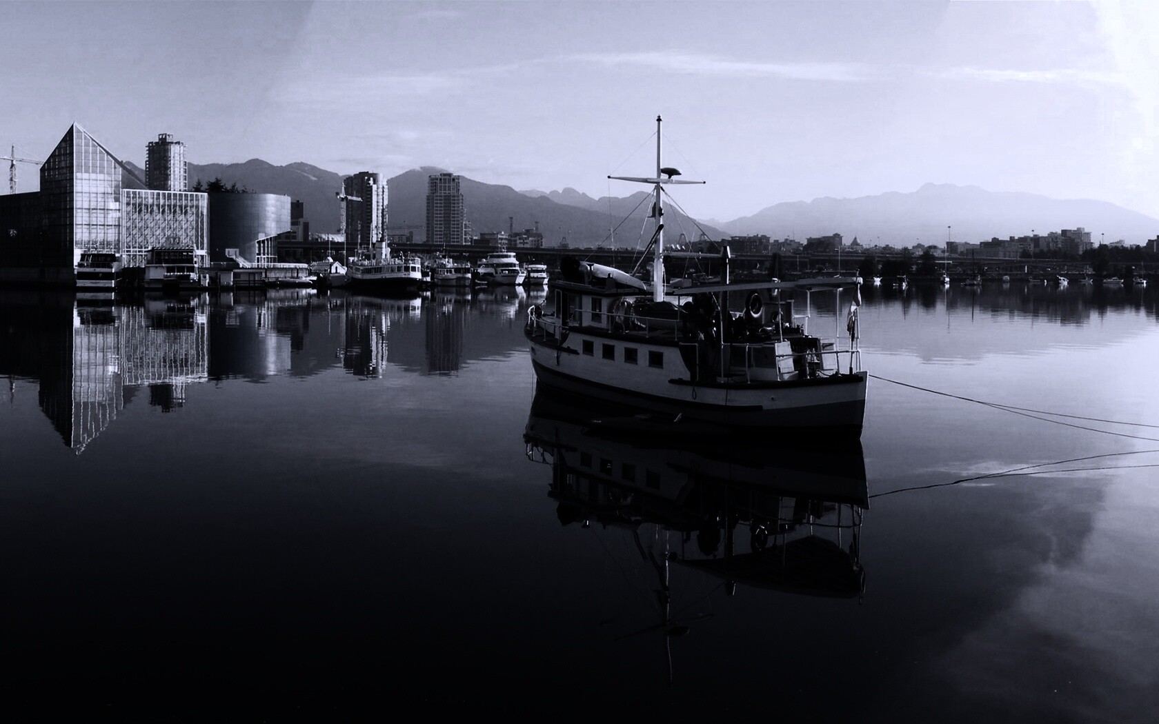 Городская панорама обои