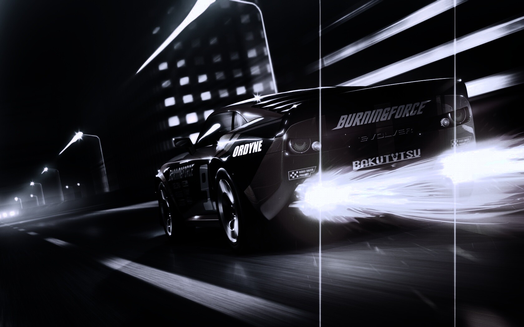 Ночное нитро обои