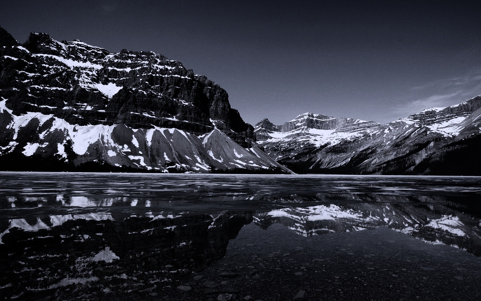 Снежные горы обои