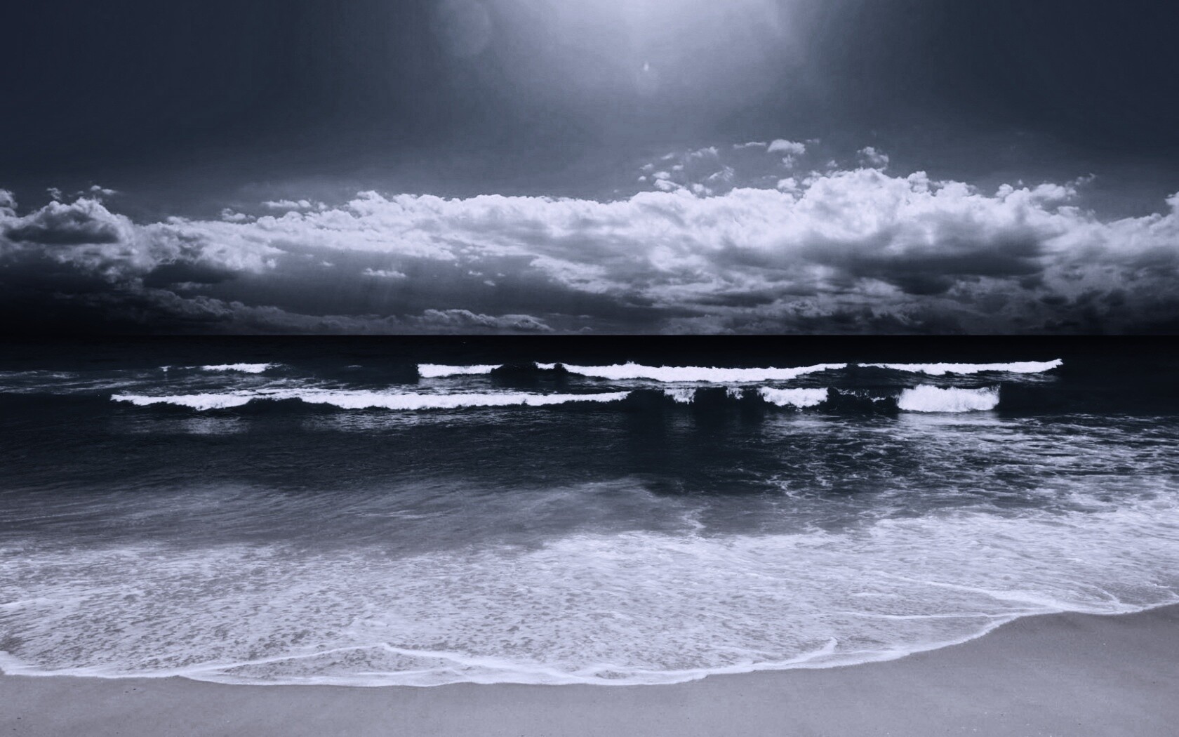 Потрясающий вид на морской пляж обои