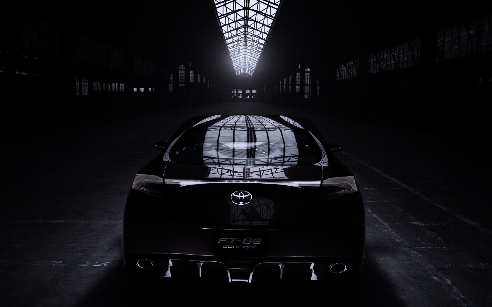 Концепт спортивной тойоты обои