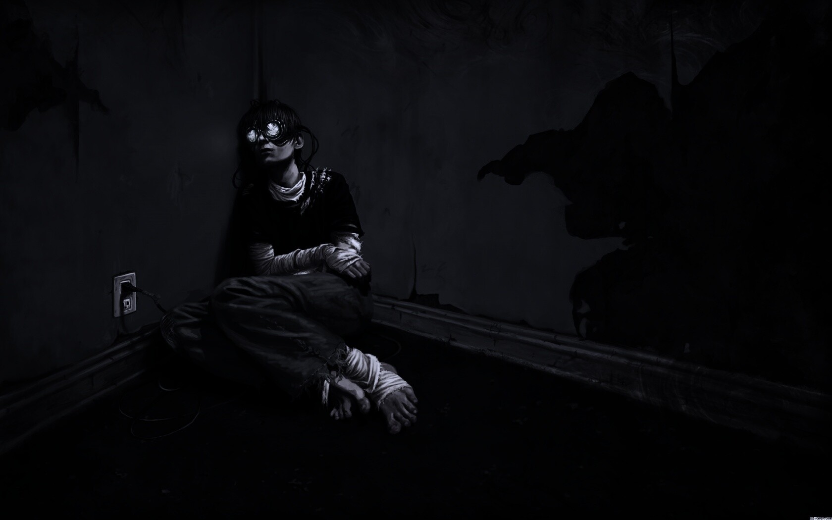 Потерянный в виртуальном мире обои