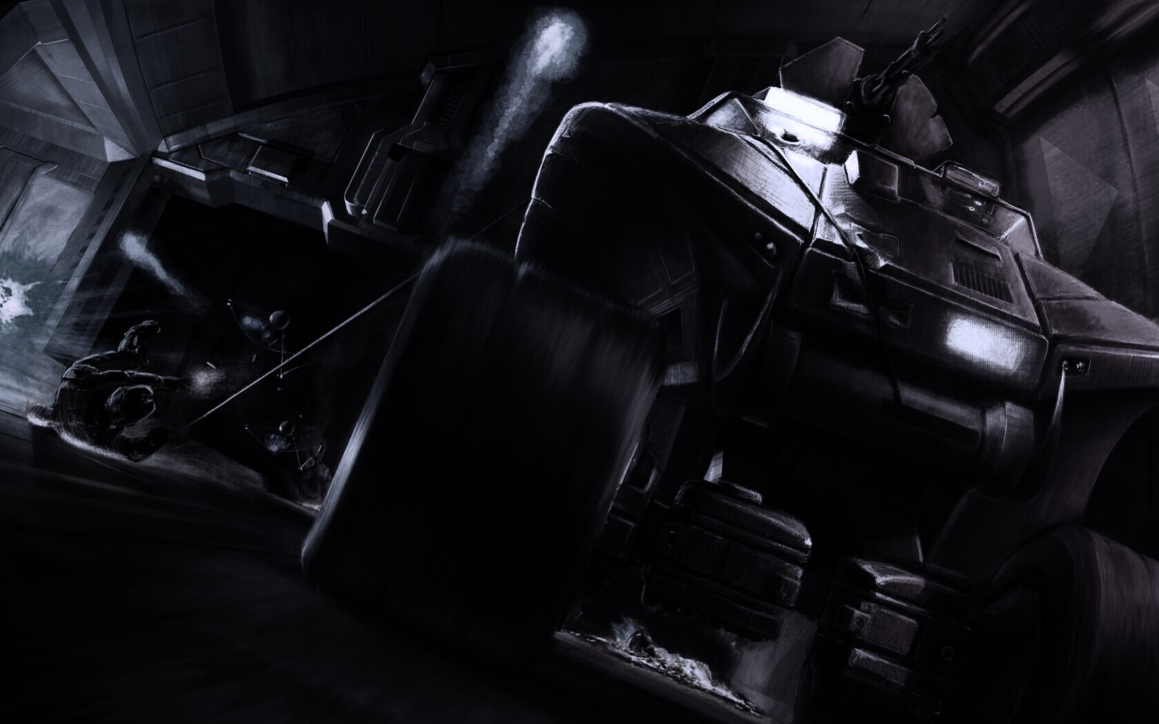 Погоня в Halo обои