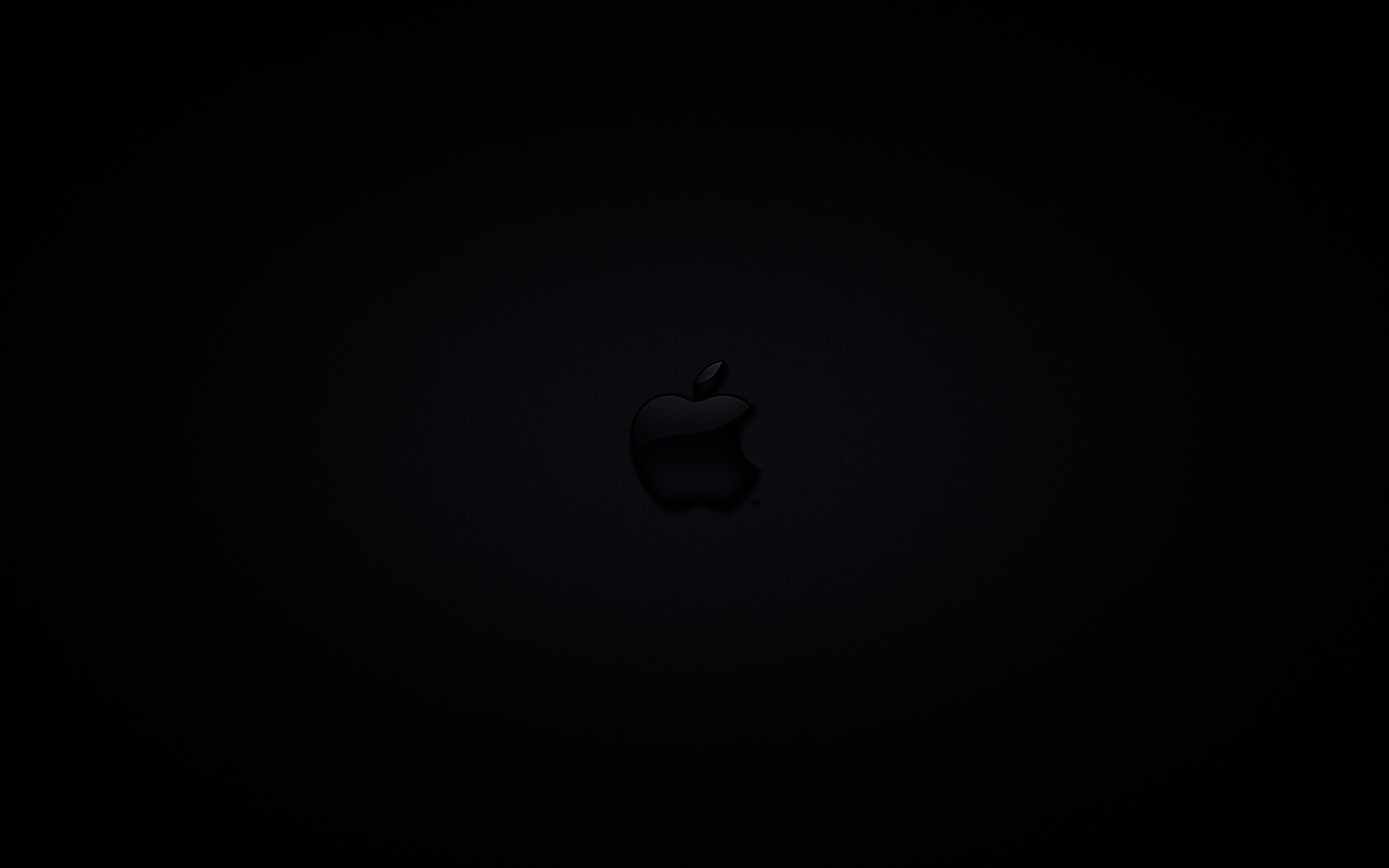 Логотип apple в стекле обои