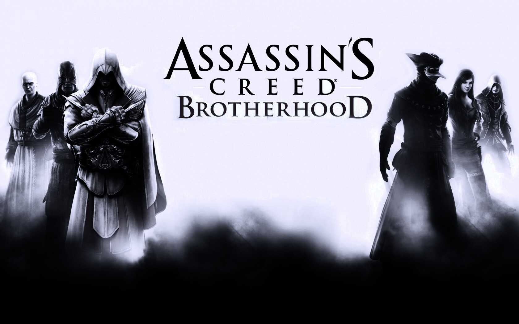 Персонажи игры Assasin"s Creed Brotherhood обои