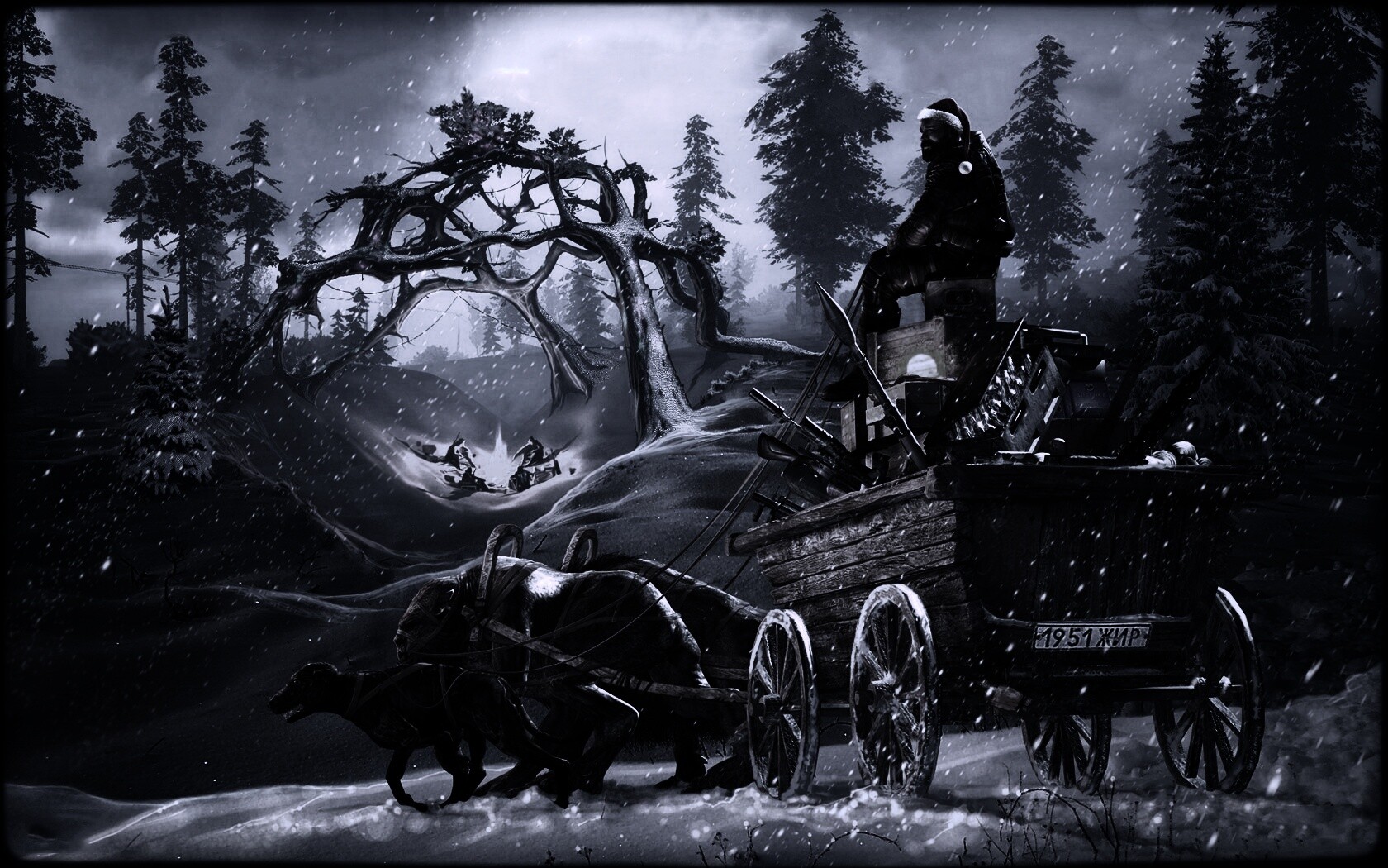 Новогодний Сталкер обои