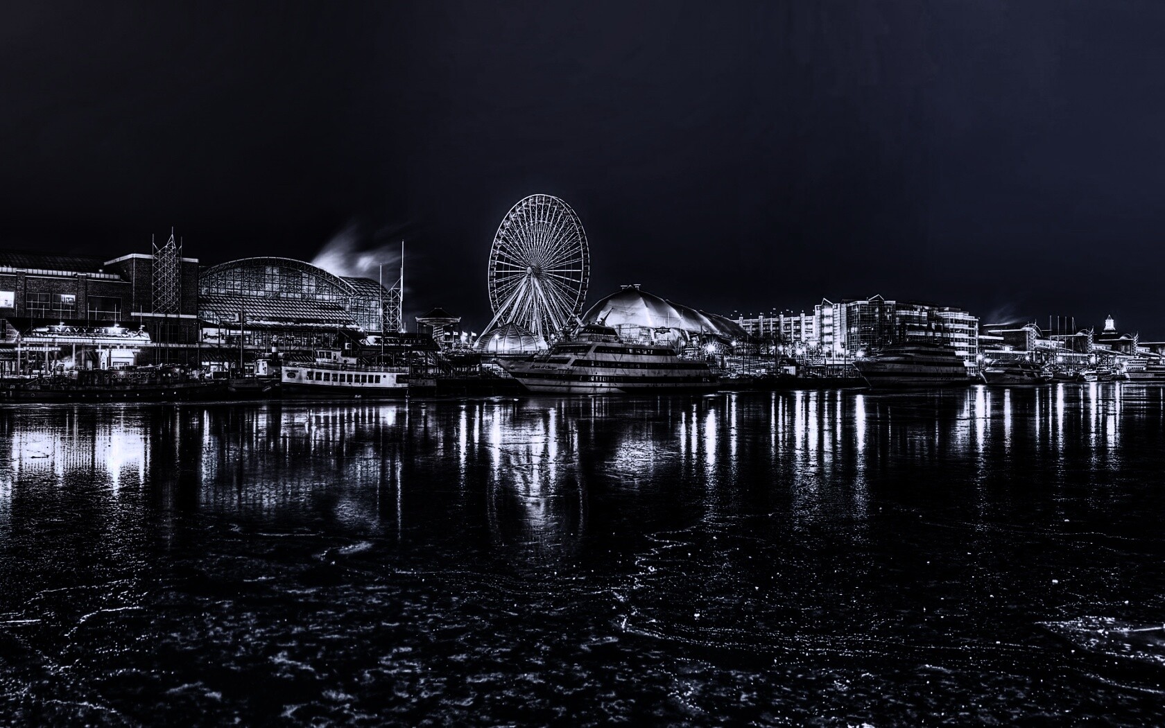 Причал для яхт обои