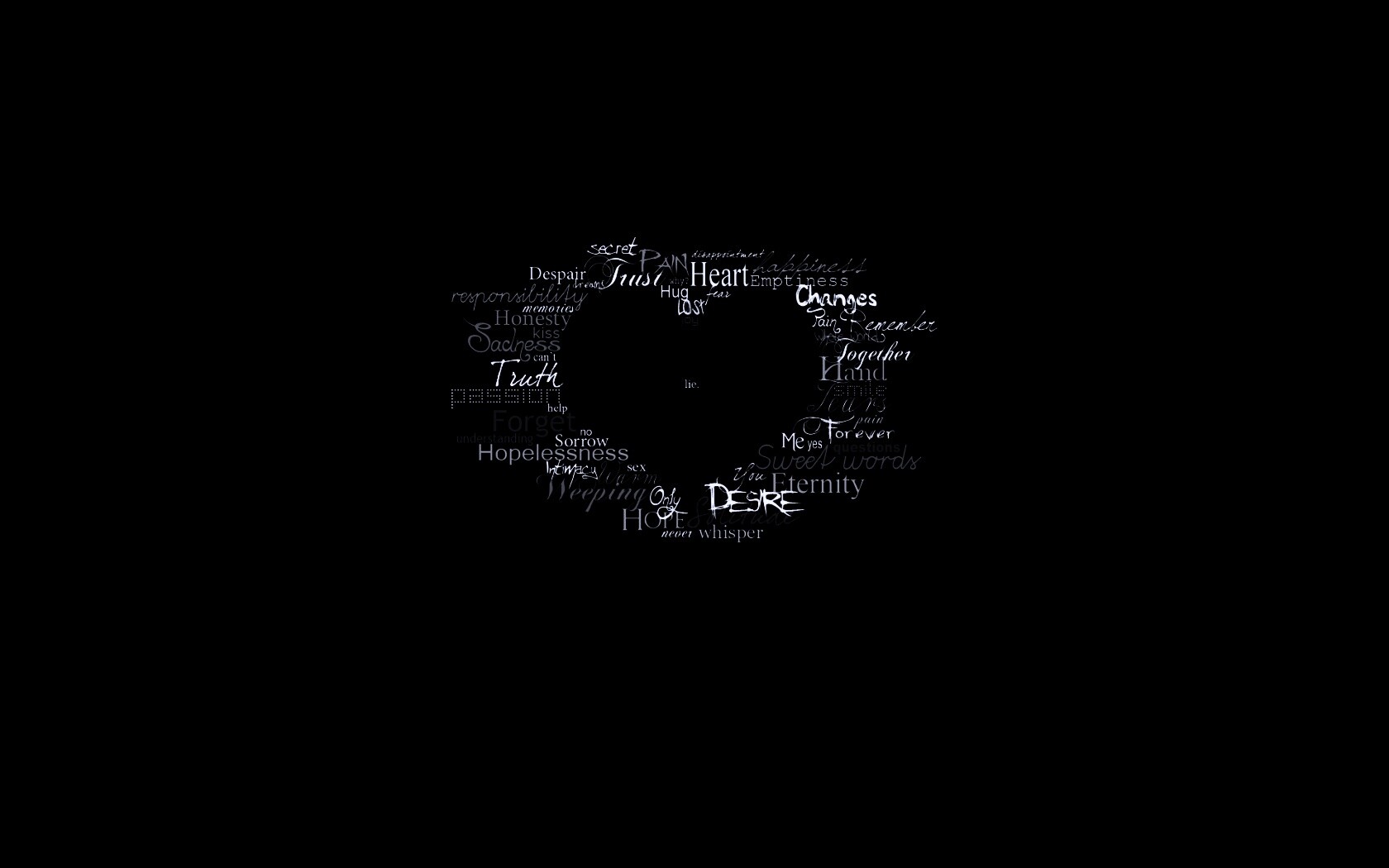 Слова о любви обои