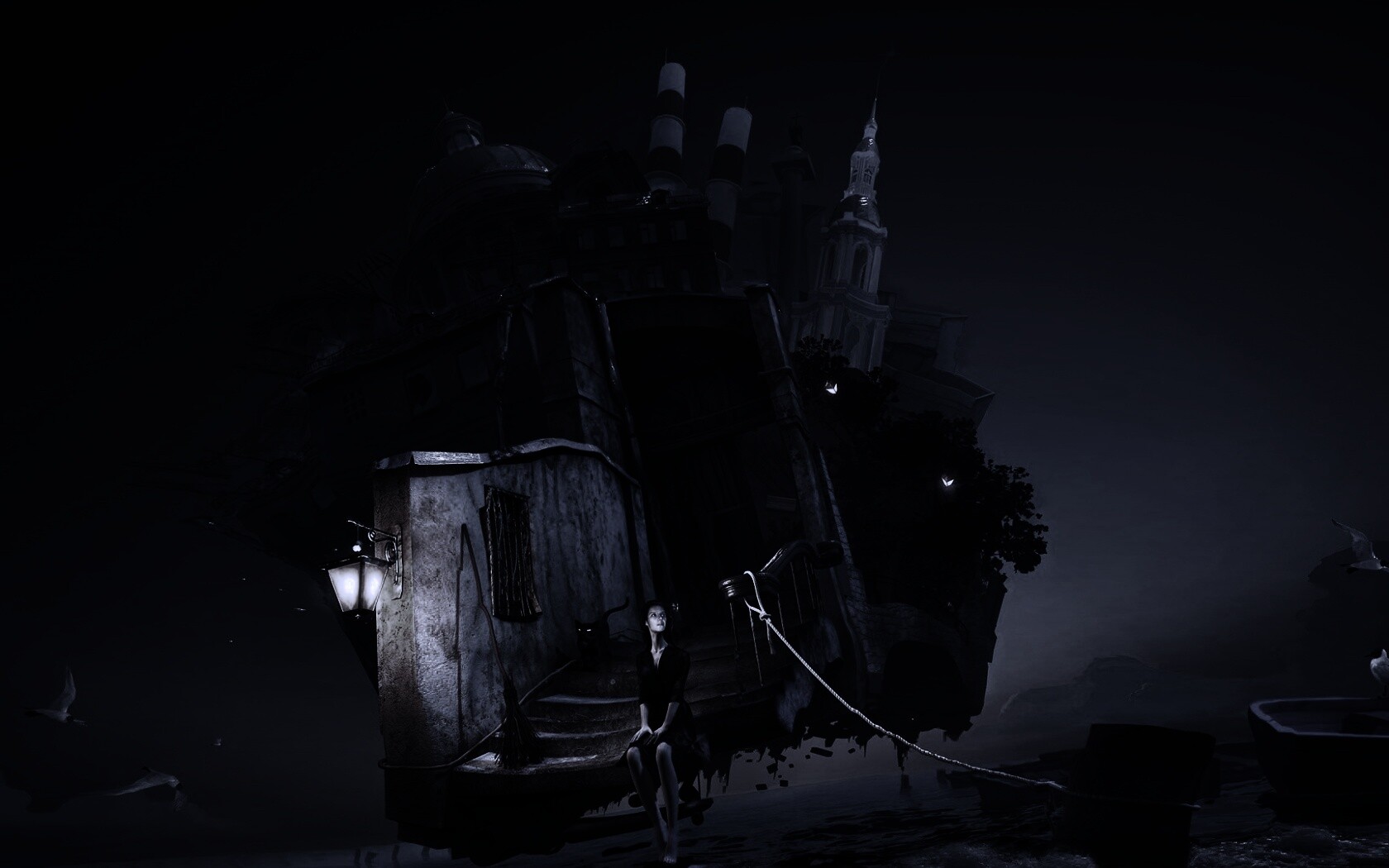 Мрачный Питер обои