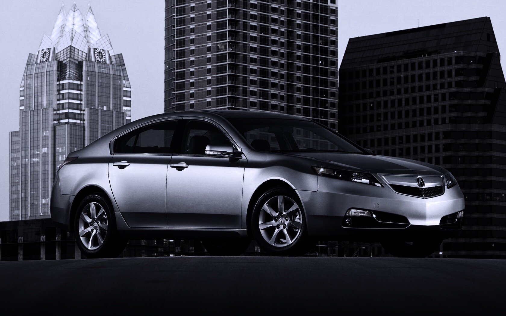 Acura  в городе обои