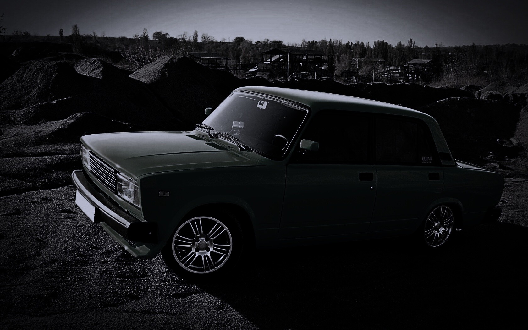 Кислотные жигули обои