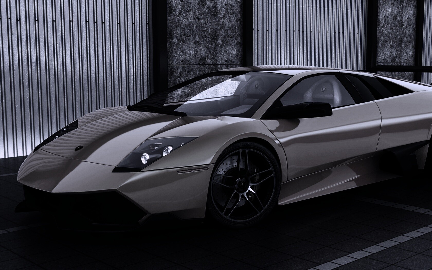 Жёлтый Ламборджини обои