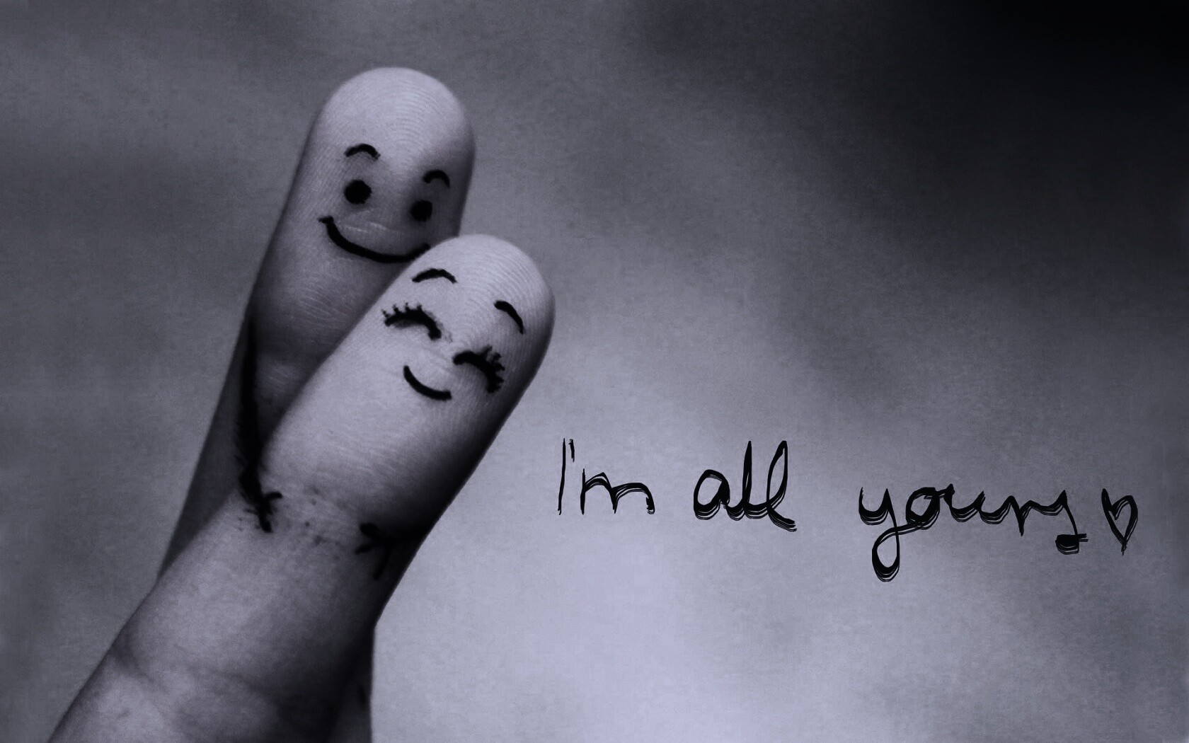 I"m all yours! обои