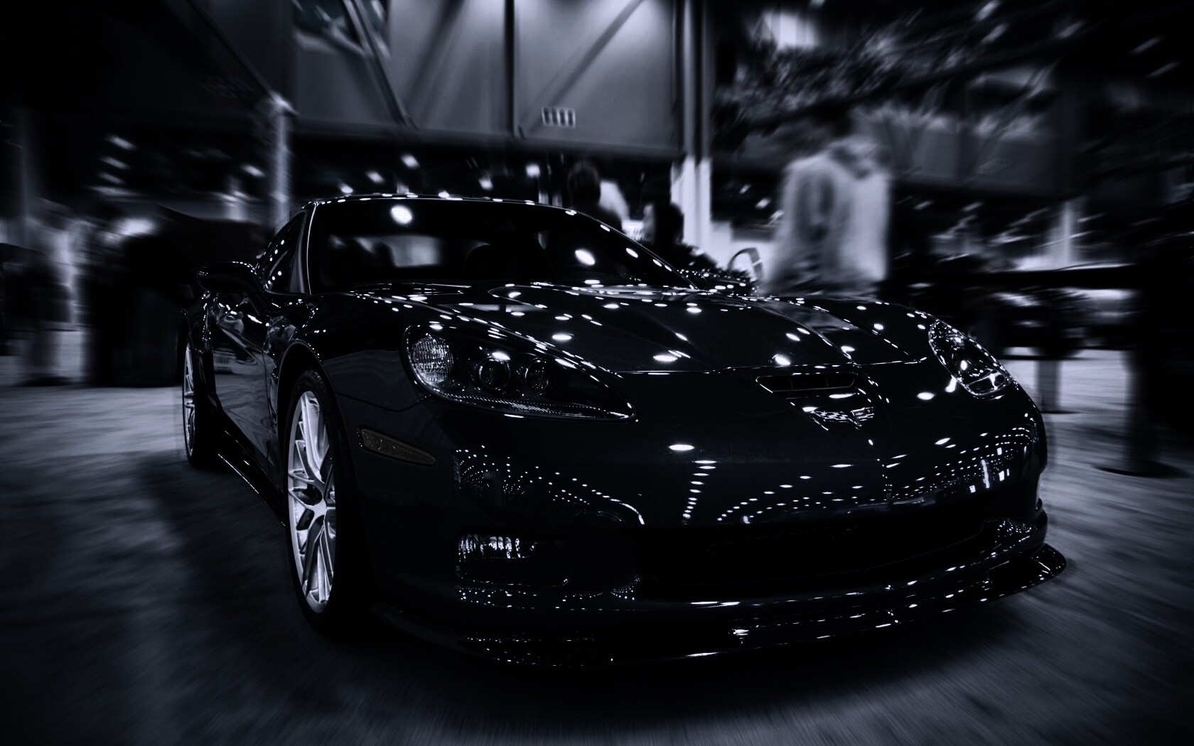 Машина на выставке обои