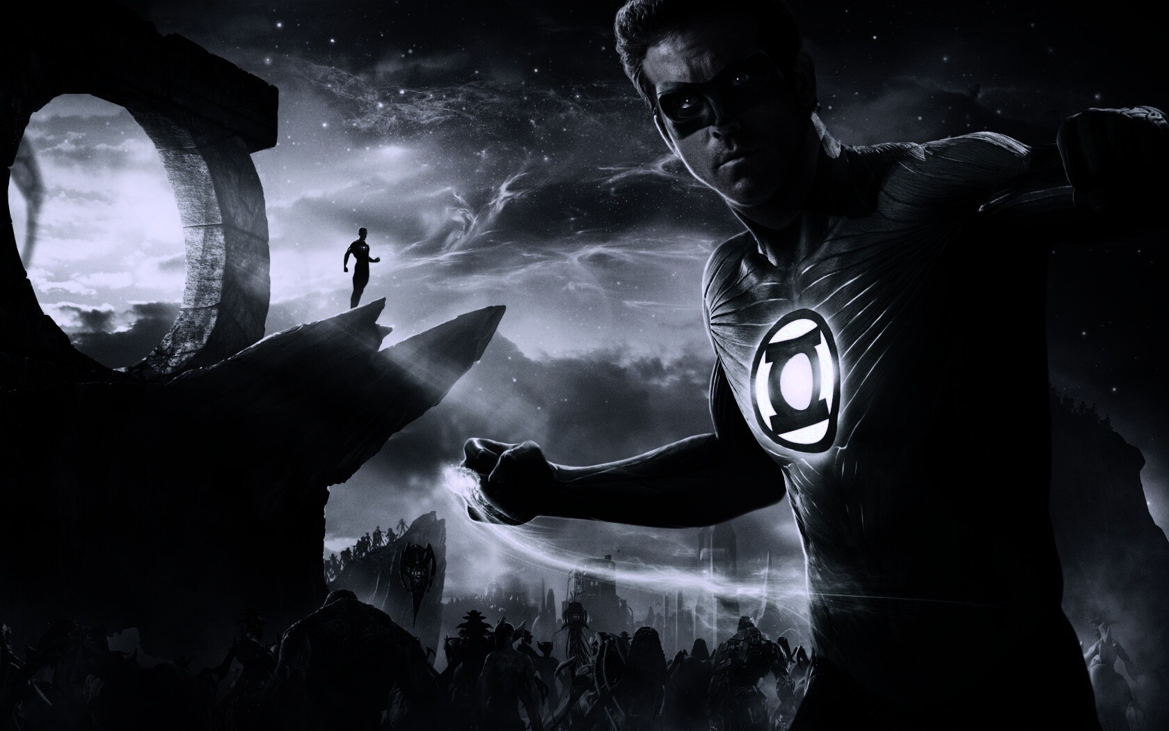 Зелёный фонарь обои