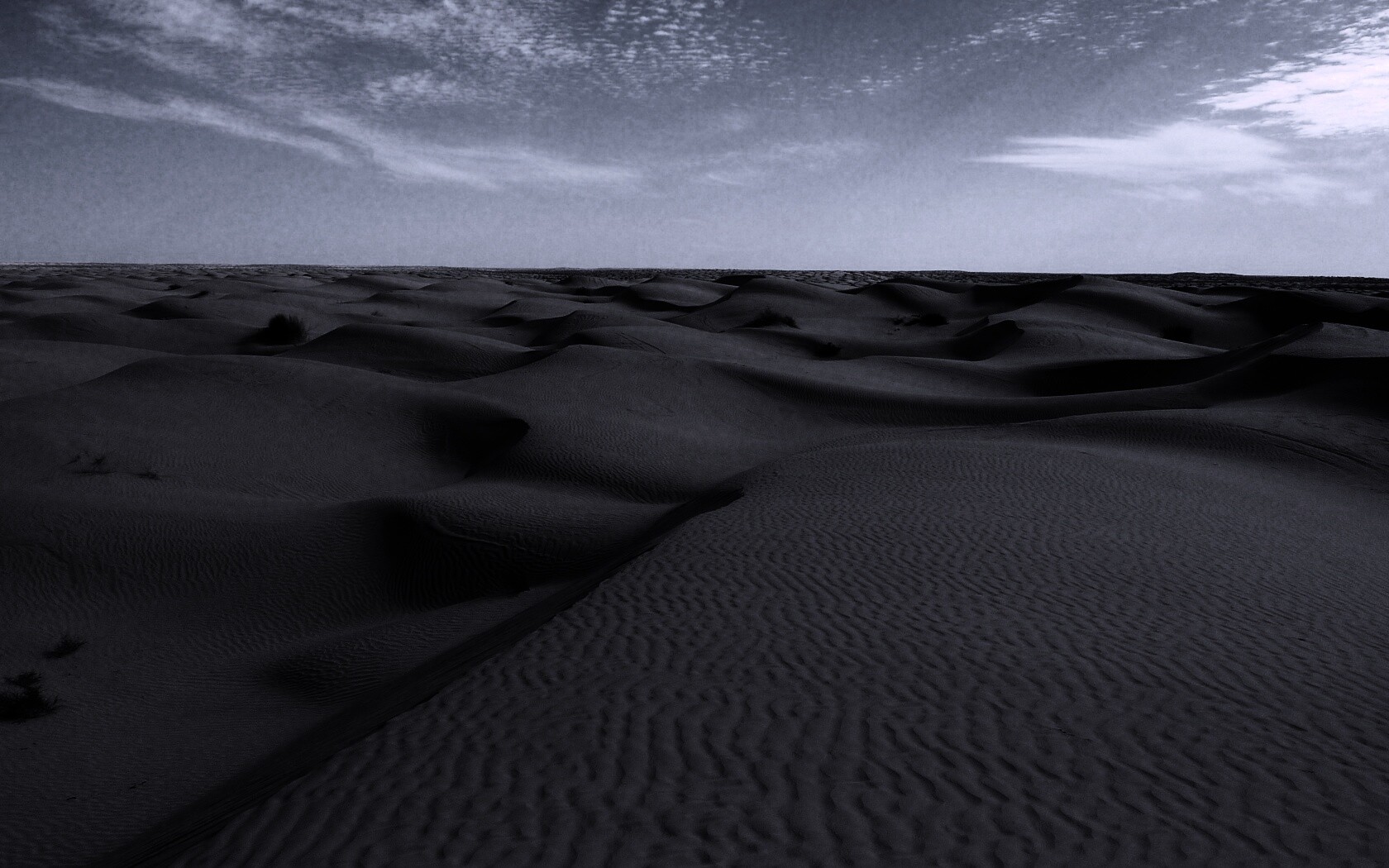 Пустыня до самого горизонта обои