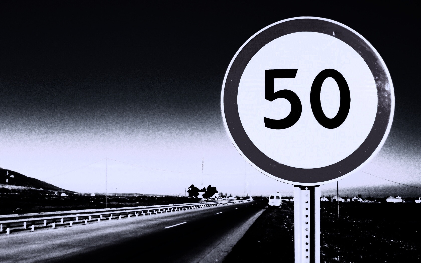 Ограничение скорости 50 км/ч обои