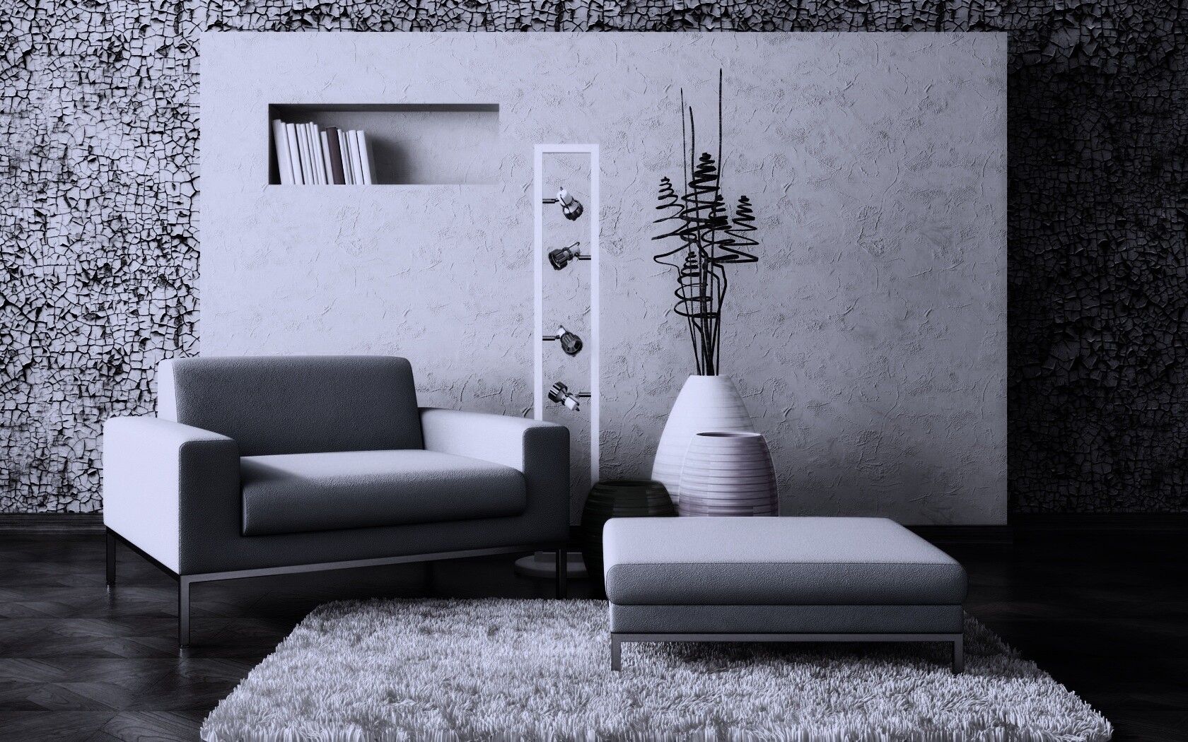 Стильный декор обои