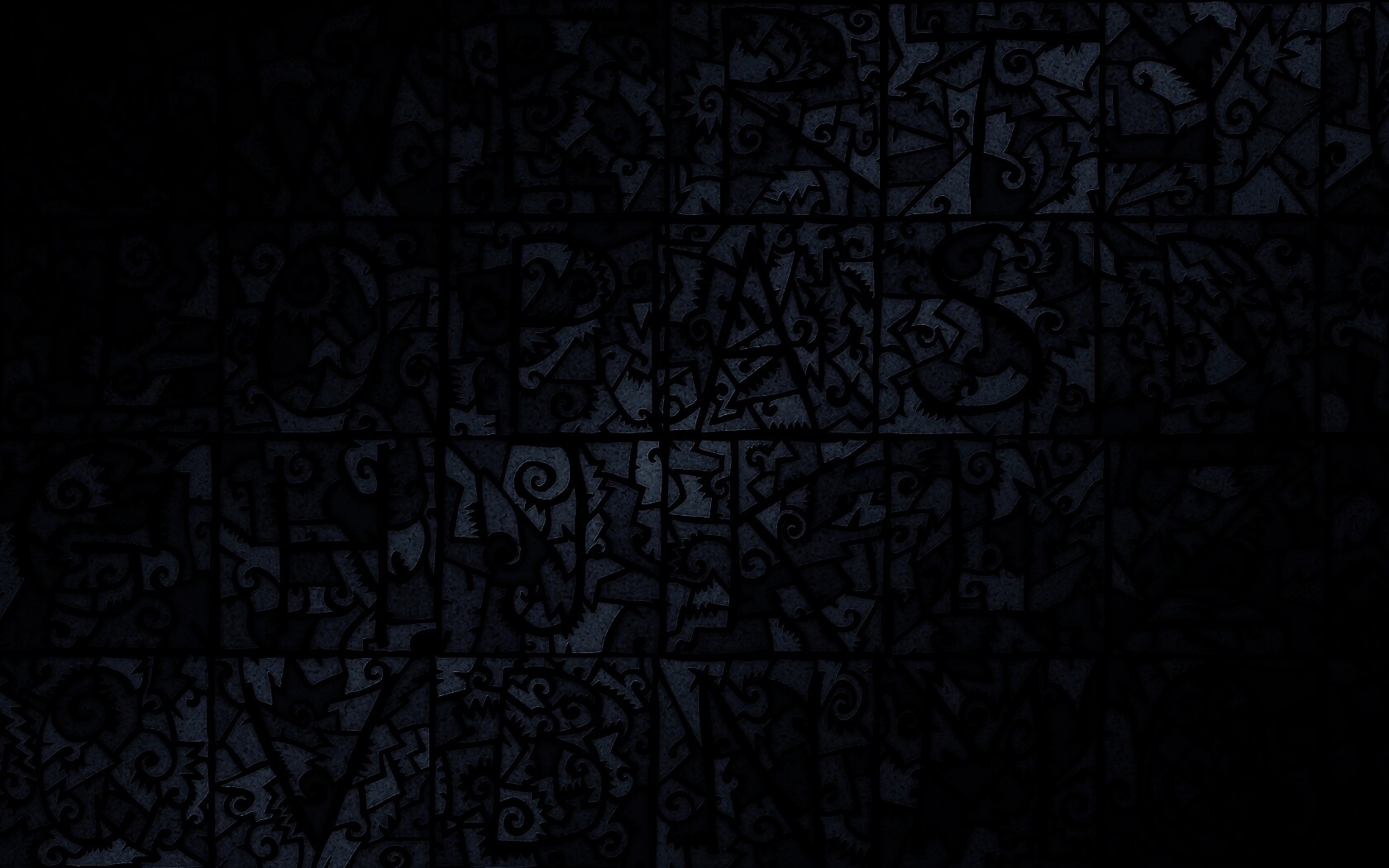 Витражные буквы обои