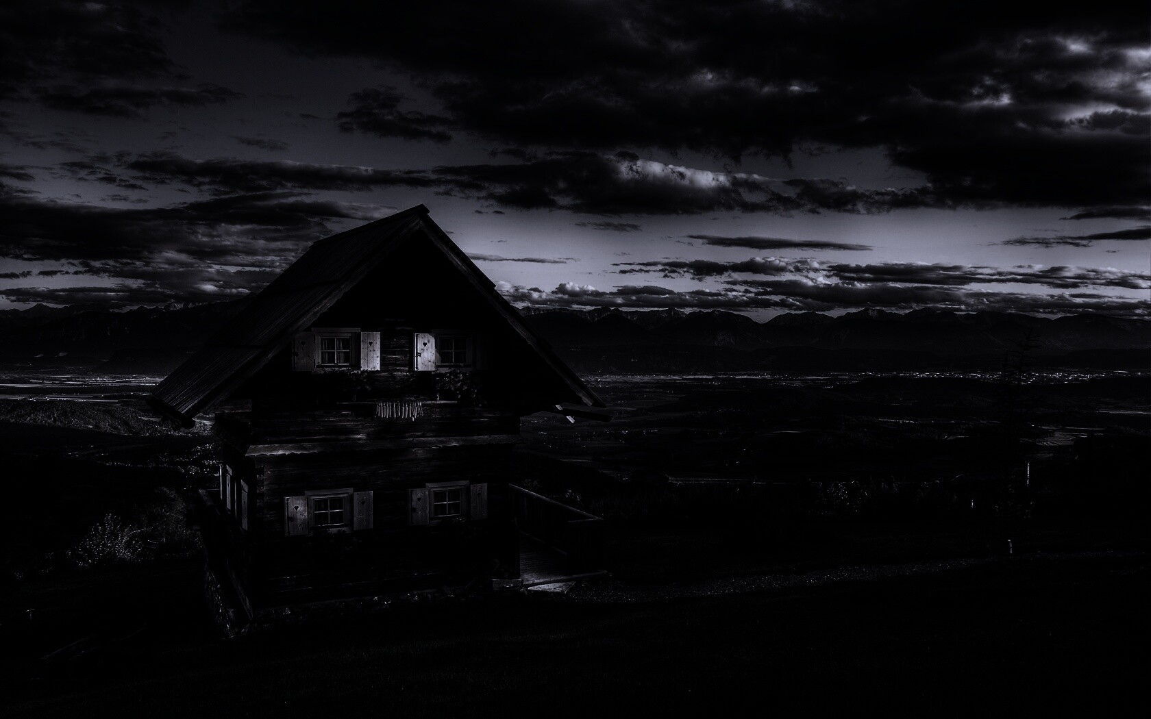 Старенький дом в Австрии обои