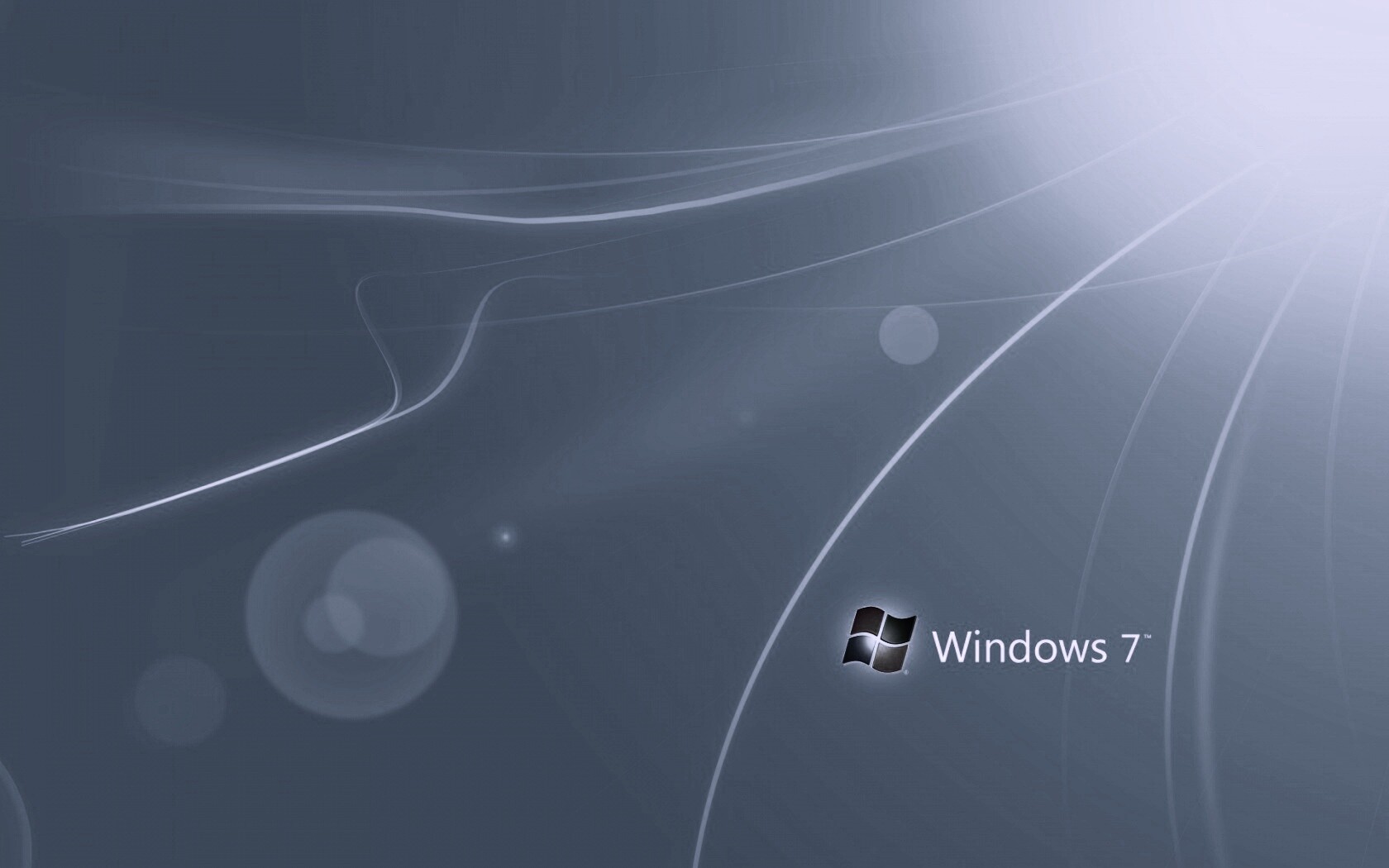 Голубые обои Windows 7 обои