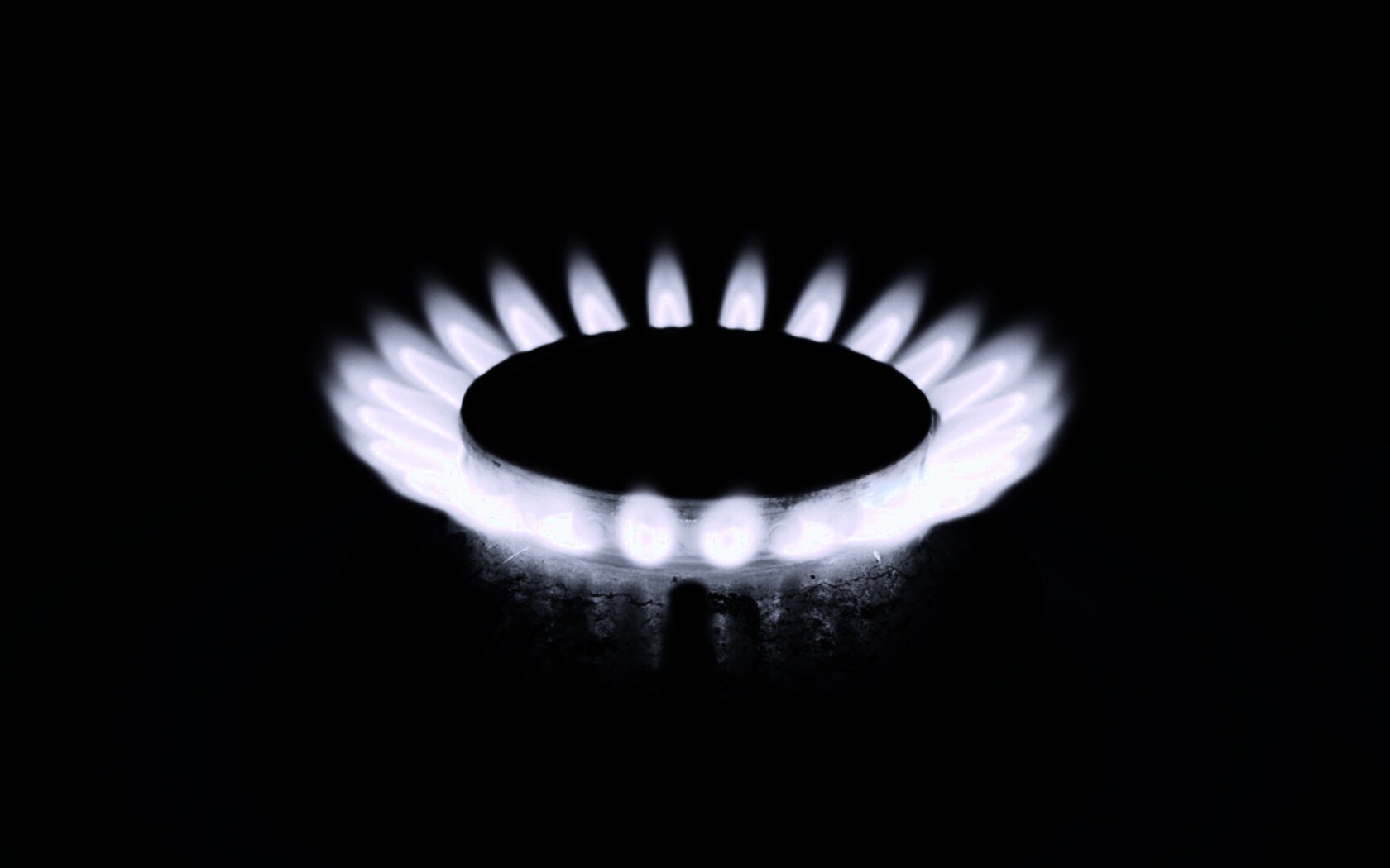 Огонь газовой конфорки обои