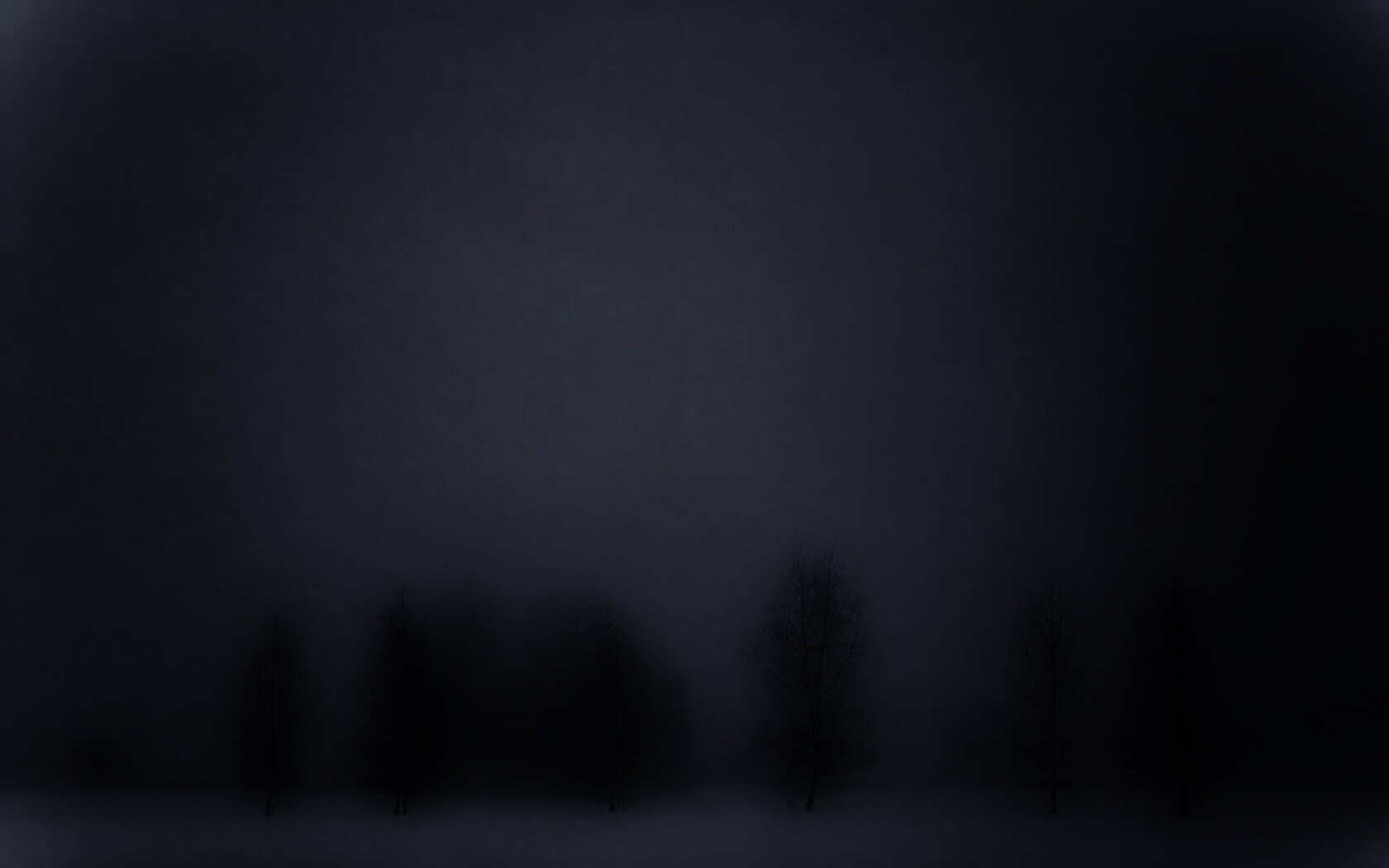 Деревья в тумане обои